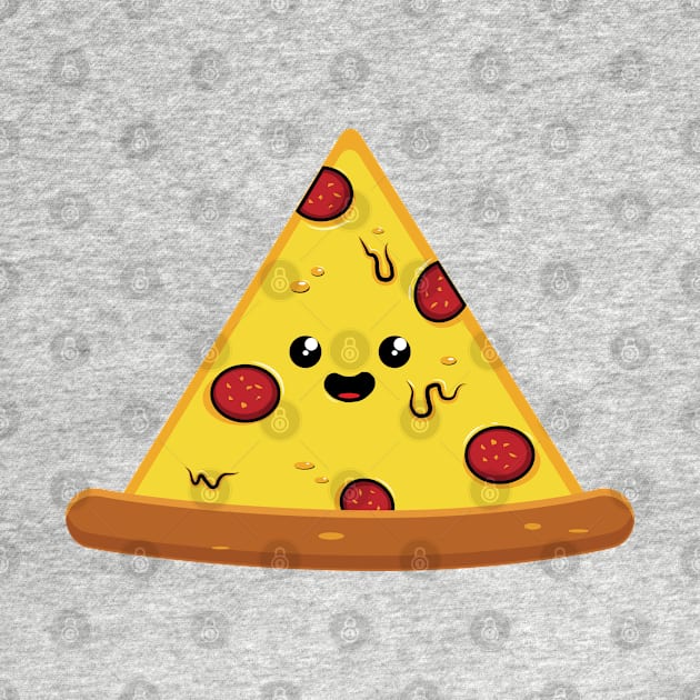 cute pizza flat design by Sarif ID